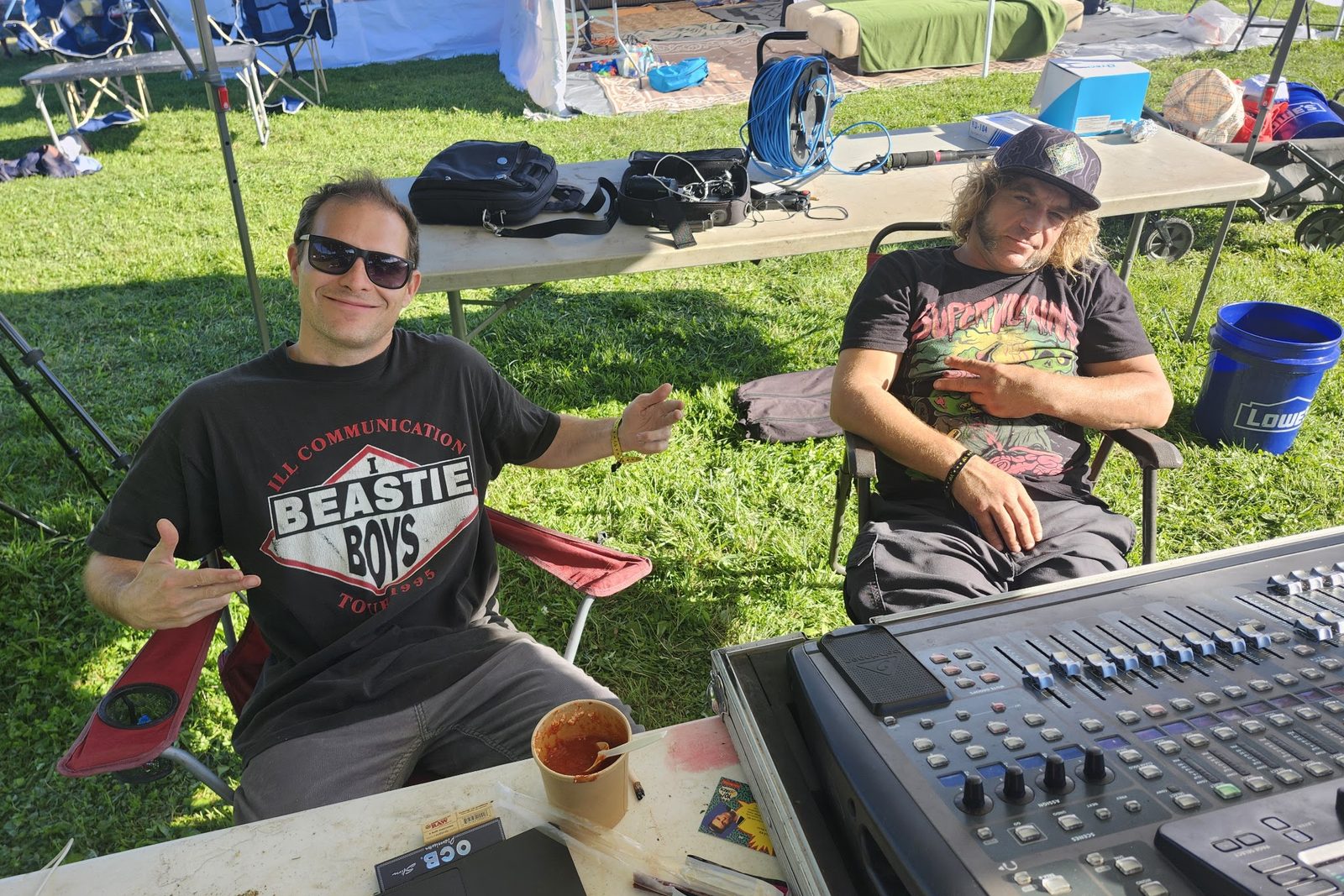 The crew who kept it running